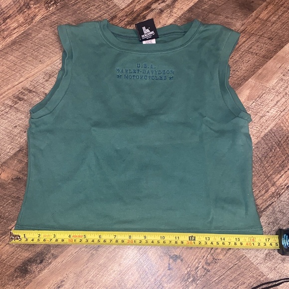 Harley Davidson Excellent like new condition size large crop top - Picture 5 of 9
